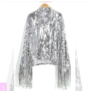 Sequins Tassel Jacket - Milk Money